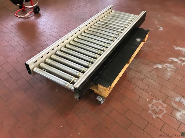 Roller conveyor with drive Zero pressure accumulation Interroll Staudrucklos