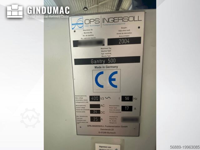 Die-Sinking EDM Machine OPS INGERSOLL Gantry 500