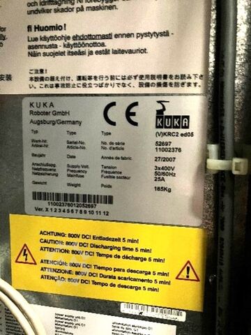 Industrial robot KUKA KR 240-2 2000 Seriennr. 910465