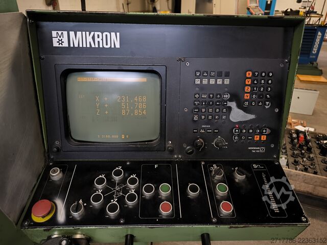 Tool room milling machine Mikron WF 51C