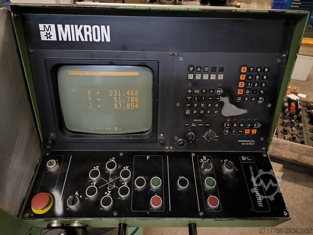 Tool room milling machine Mikron WF 51C