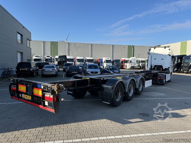 Container transport Renders Euro 800 / Multi Container Chassis / 20-30-40-4...