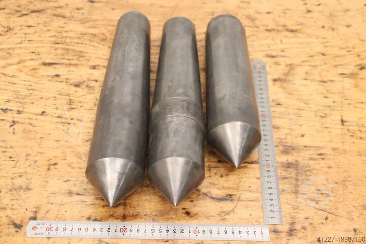 Feste Zentrierspitze 3 Stück ABW unbekannt Met. Kegel 80