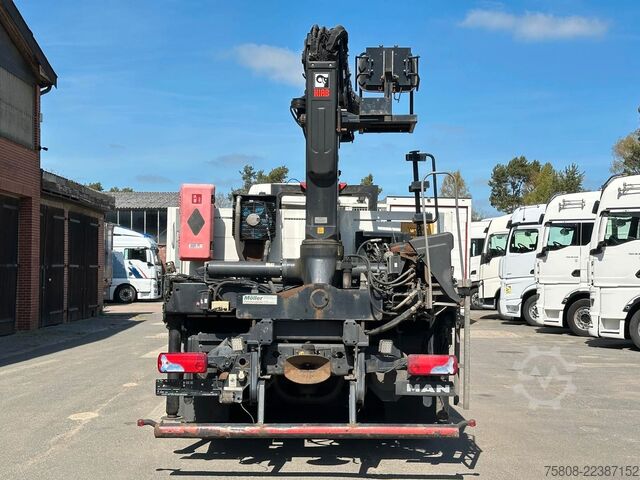 Truck mounted crane MAN TGS 26.460 Baustoff Hiab 177 Funk+Sitz Lenk AHK