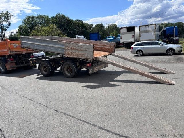 Three-way tipper trailer FLIEGL Dreiseitenkipper Tieflader TSK 210