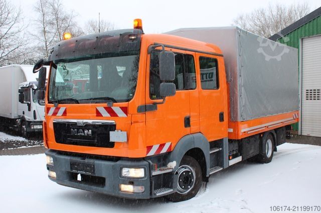 Transporter mit Pritsche & Plane MAN TGL 8.220 DOKA Pritsche Plane 2 x AHK  ** TOP **