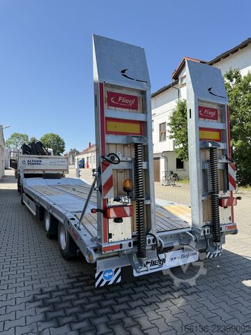 Lowbed Fliegl Tiefladeanhänger DTS 300 Parabel/FH 6,5m