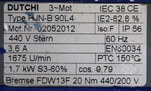 Winch Planeta Porty 990 Hubwinde