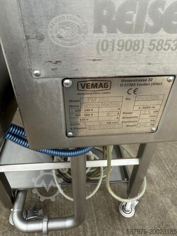 Fleischverarbeitungsmaschine Vemag FM 250 Forming Machine