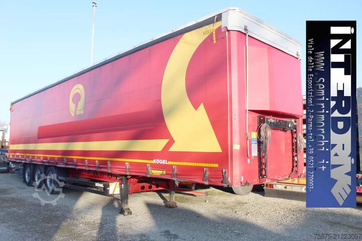 Open semitrailer with tarp Kögel semirimorchio centinato coils varios