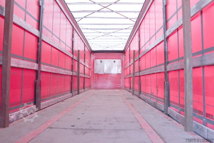 Open semitrailer with tarp Kögel semirimorchio centinato coils varios