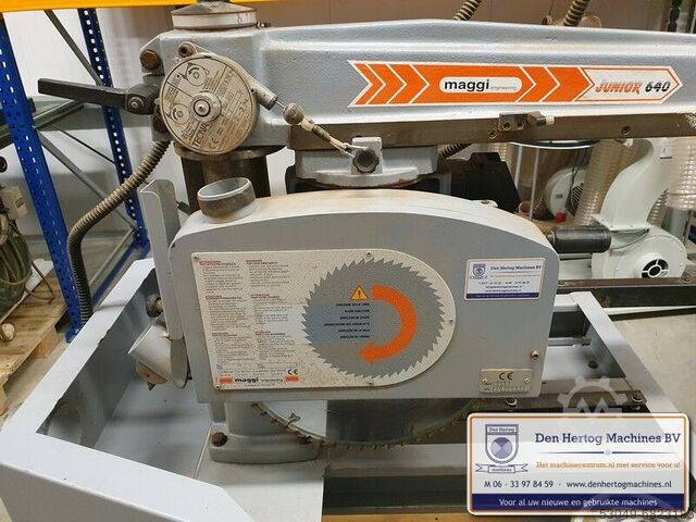 Sawmachine cabinet maker interior build Maggi Radial junior 640