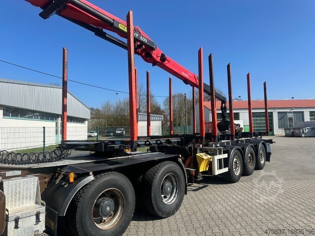 Logging truck MERCEDES-BENZ Arocs 3351 / 6x6 / Palfinger S260 Z 96 / Doll