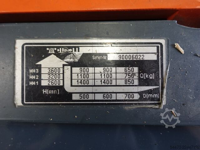 Electric high-lift pallet truck STEINBOCK BOSS WP 14