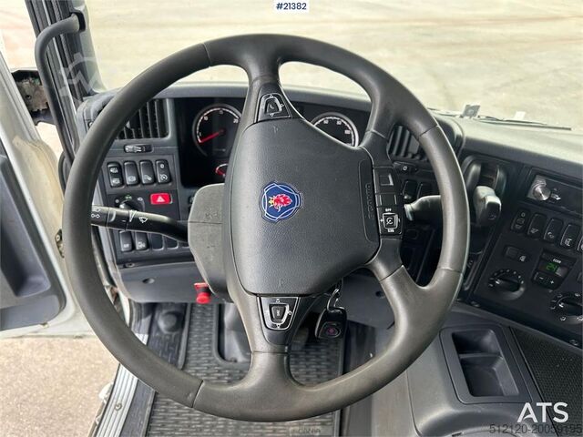 Portalarmsystem Scania P280 4x2 skip loader. Recently EU approved.