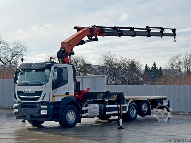 Autokran IVECO Stralis 460 PRITSCHE 6,60m +KRAN +FUNK