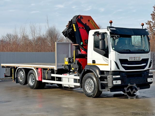Autokran IVECO Stralis 460 PRITSCHE 6,60m +KRAN +FUNK