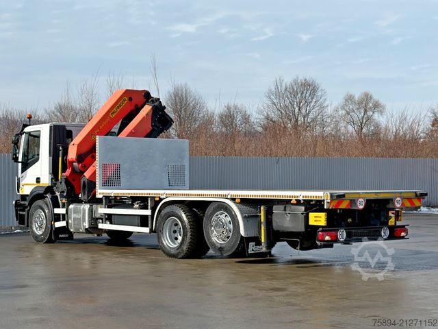 Autokran IVECO Stralis 460 PRITSCHE 6,60m +KRAN +FUNK
