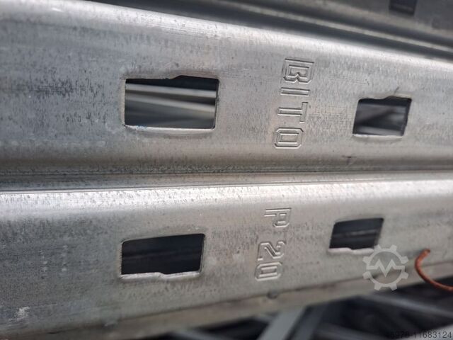 Pallet racking frame Bito PL 38/ 4.800 x 900 mm/ Profil: 90 x 65 x 2,00 mm