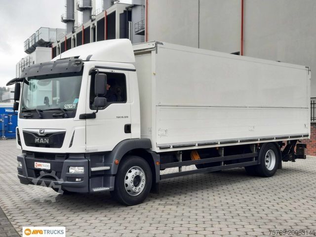 Box truck MAN TGM 18.320 GetrÀnkekoffer Böse LBW 2xAHK