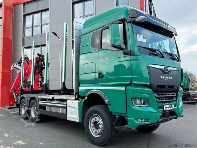 Timber transporter MAN TGX 33.520 6x4 BB Epsilon Q150Z SOFORT VERFÜGBAR!