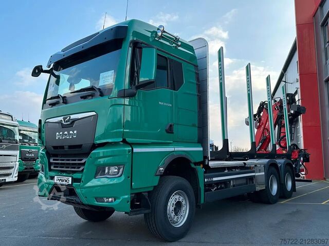 Timber transporter MAN TGX 33.520 6x4 BB Epsilon Q150Z SOFORT VERFÜGBAR!