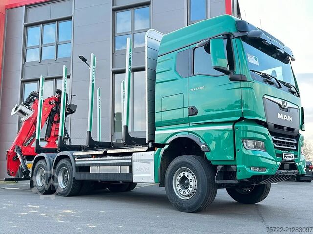 Timber transporter MAN TGX 33.520 6x4 BB Epsilon Q150Z SOFORT VERFÜGBAR!