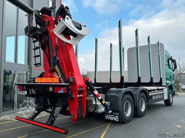 Timber transporter MAN TGX 33.520 6x4 BB Epsilon Q150Z SOFORT VERFÜGBAR!