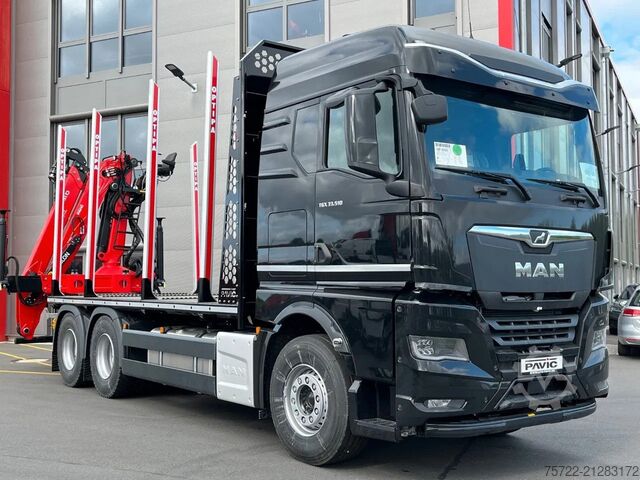 Timber transporter MAN TGX 33.520 6x4 BL PLATTFORM Epsilon Q150Z96