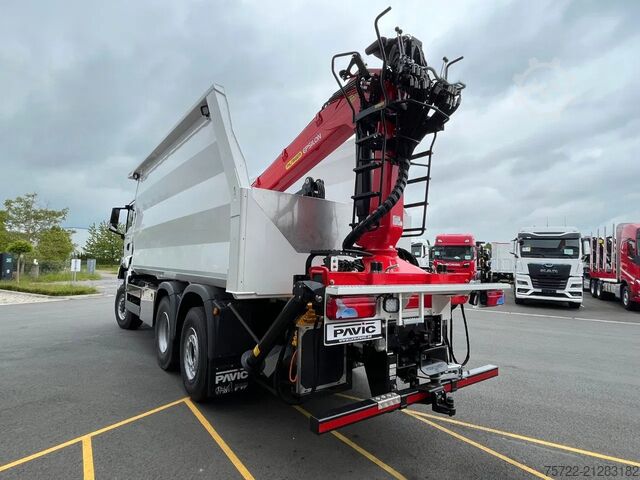 Holztransporter MAN TGS 28.480 6x4-4 Kran EPSILON Q170L115 MULDE