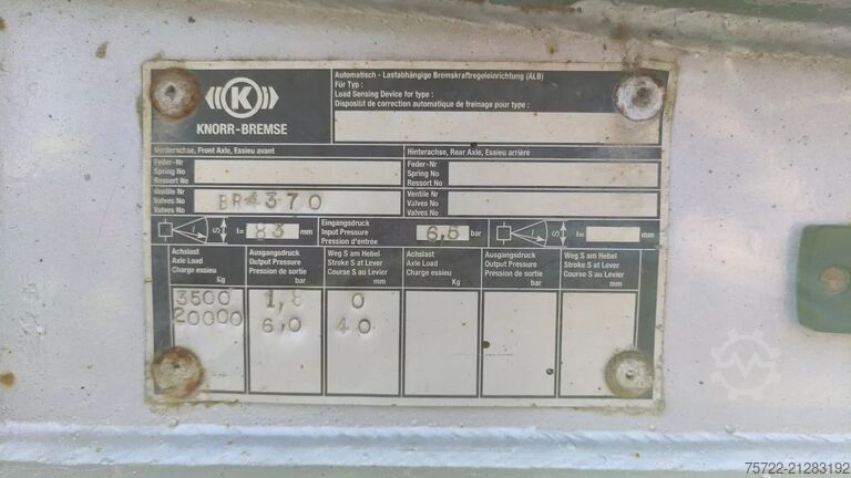 Holztransporter Diversen GLOGGER SHE 2,6/20 NACHLÄUFER FÜR LANGMATERIAL ...