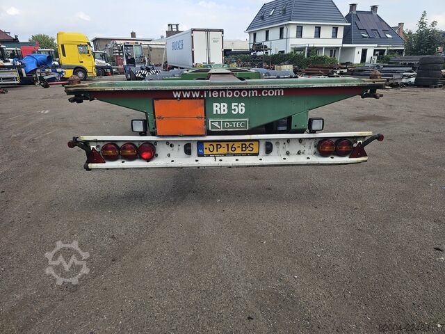 Container transport D-TEC VCC-01 FLEXITRAILER/ALL CONNECTIONS/ APK/TUV 23...