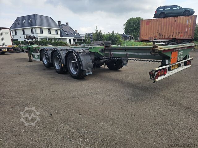Container transport D-TEC VCC-01 FLEXITRAILER/ALL CONNECTIONS/ APK/TUV 23...