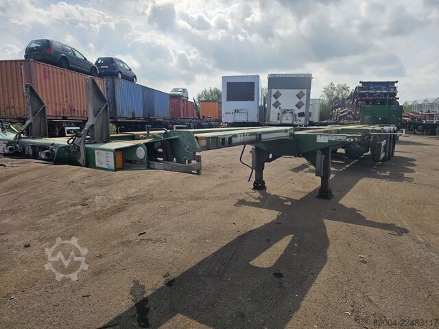 Container transport D-TEC VCC-01 FLEXITRAILER/ALL CONNECTIONS/ APK/TUV 23...