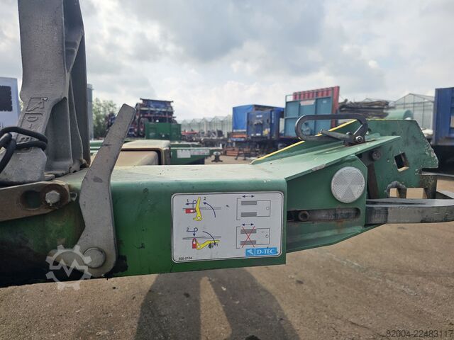 Container transport D-TEC VCC-01 FLEXITRAILER/ALL CONNECTIONS/ APK/TUV 23...