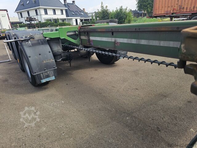 Container transport D-TEC VCC-01 FLEXITRAILER/ALL CONNECTIONS/ APK/TUV 23...