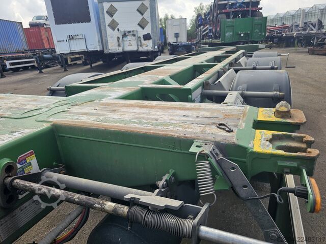 Container transport D-TEC VCC-01 FLEXITRAILER/ALL CONNECTIONS/ APK/TUV 23...