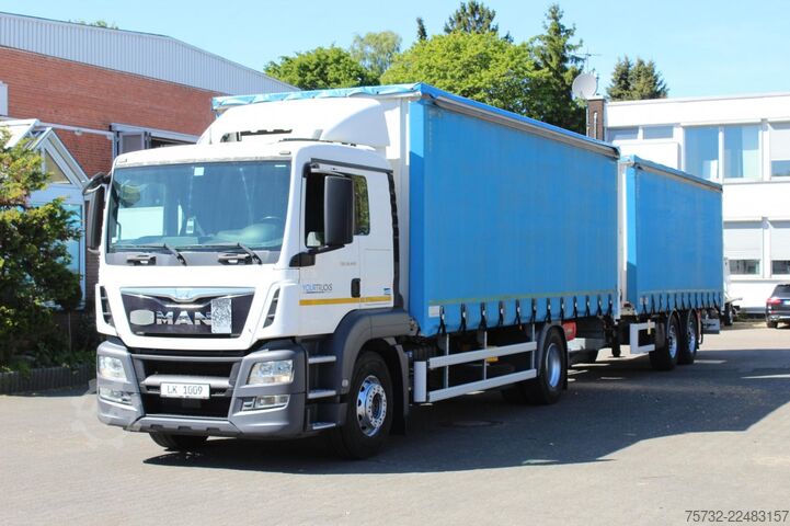LKW mit Pritsche & Plane MAN TGS 18.440 Plane Zug Schlafplatz AHK Retarder