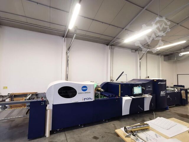 Digital printer konica minolta MGI JET VARNISH 3D EVO F.TO 75X120