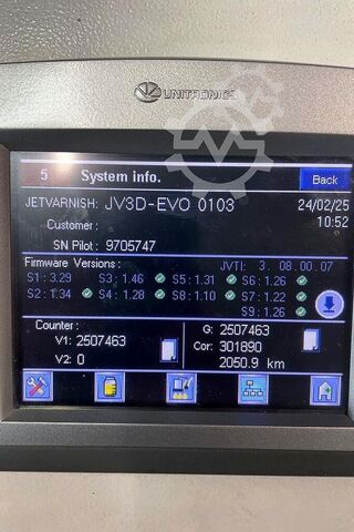 Digital printer konica minolta MGI JET VARNISH 3D EVO F.TO 75X120