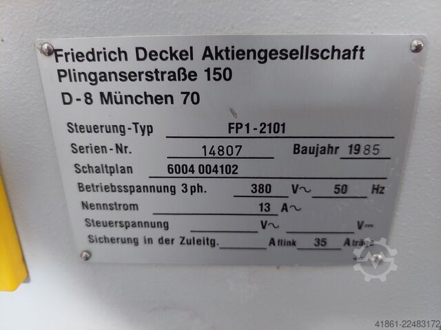 Universal milling machine DECKEL - FPS FP1