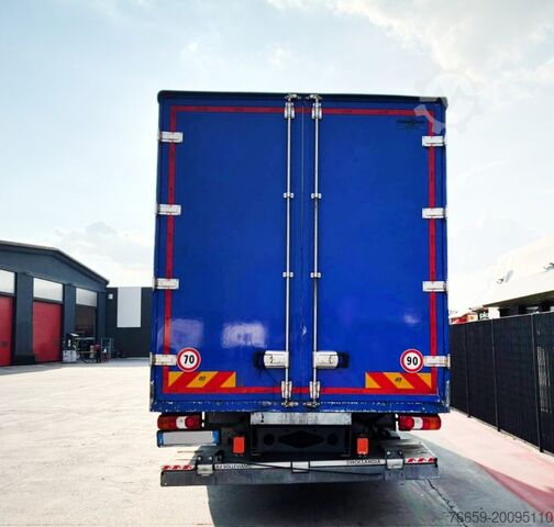 Box truck MERCEDES-BENZ Actros L 1842 furgonato + sponda