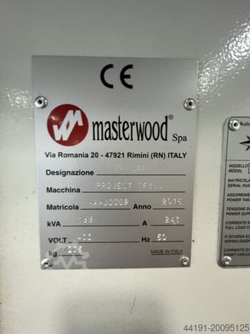 CNC machining center Masterwood TF 100