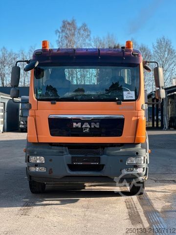 Skip truck MAN TGM 18.340 4x2 BL Gergen Absetzkipper  Funk