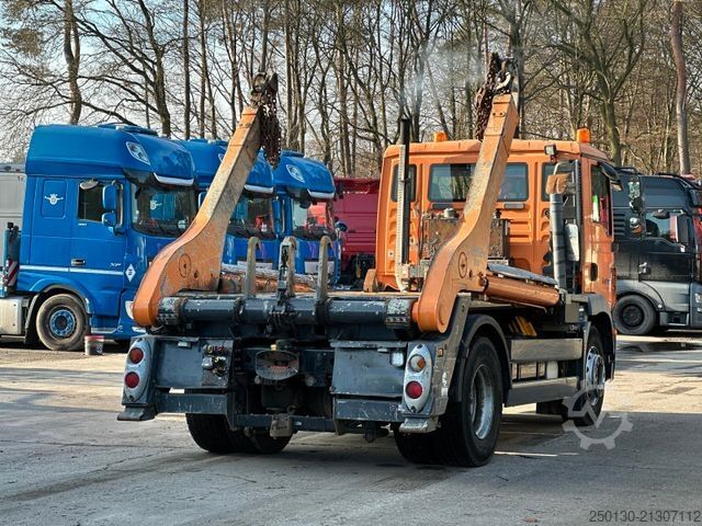 Skip truck MAN TGM 18.340 4x2 BL Gergen Absetzkipper  Funk