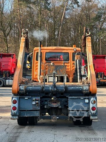 Skip truck MAN TGM 18.340 4x2 BL Gergen Absetzkipper  Funk