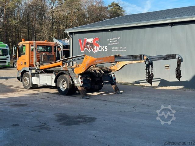Skip truck MAN TGM 18.340 4x2 BL Gergen Absetzkipper  Funk
