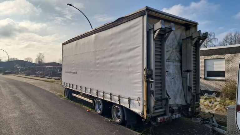 3-axle tarpaulin trailer with 2x ramps BFR Wisskirchen PLS315