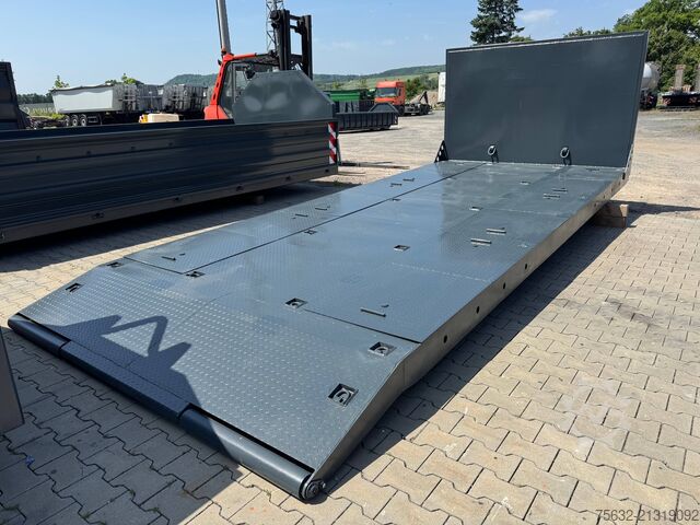 6m roll-off container/ low loader Hitta 6m Abrollplattform HAP60SP