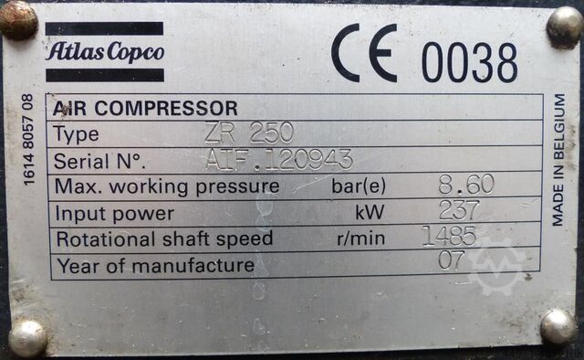 ZR250 Atlas Copco ZR250